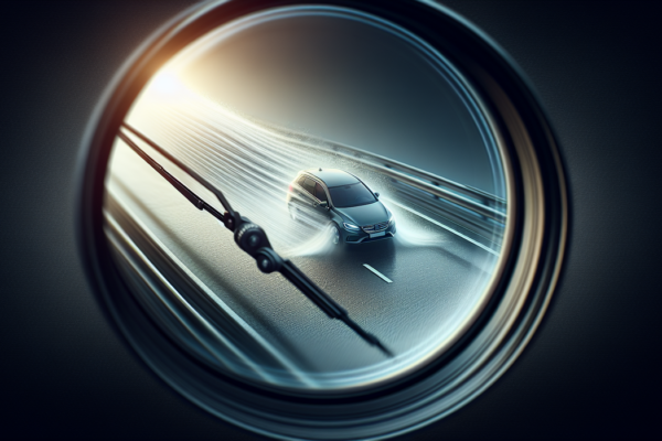 alt_text: Air wiper di mobil, komponen penting di dunia otomotif untuk menjaga kaca bersih.