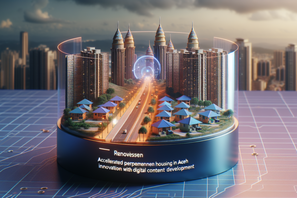 alt_text: Diskusi percepatan hunian tetap Aceh dan inovasi pengembangan konten digital.