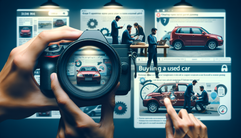 alt_text: Tips membeli mobil bekas: periksa kondisi, cek riwayat, tes jalan, bandingkan harga.