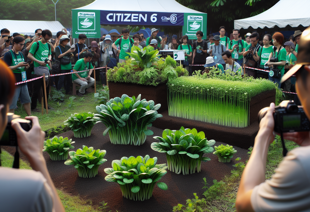 alt_text: Adu cepat panen antara kangkung tanah dan hidroponik di acara Citizen6.