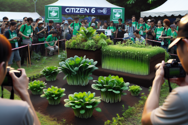 alt_text: Adu cepat panen antara kangkung tanah dan hidroponik di acara Citizen6.