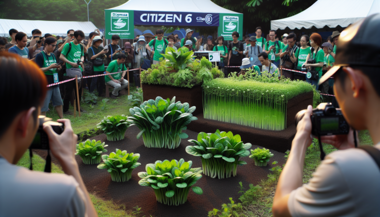 alt_text: Adu cepat panen antara kangkung tanah dan hidroponik di acara Citizen6.