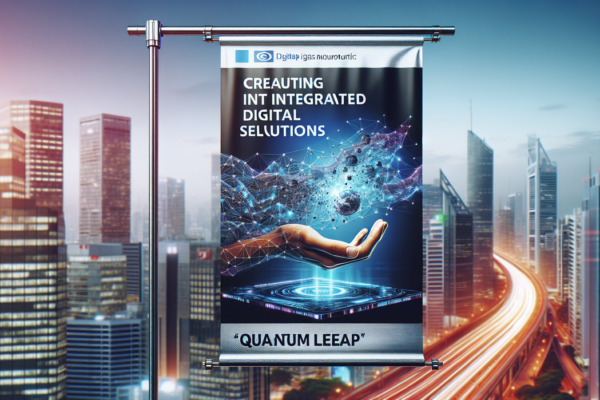 alt_text: Spanduk Lintasarta mengumumkan solusi digital terpadu dengan tema "Lompatan Baru".