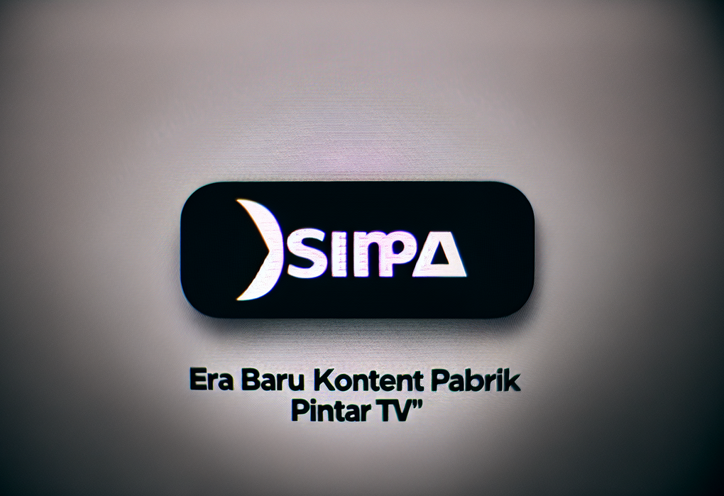 alt_text: Logo Hisense di samping teks "Era Baru Konten Pabrik Pintar TV".