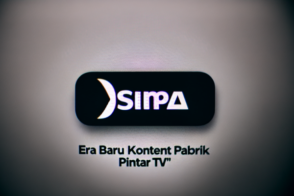 alt_text: Logo Hisense di samping teks "Era Baru Konten Pabrik Pintar TV".