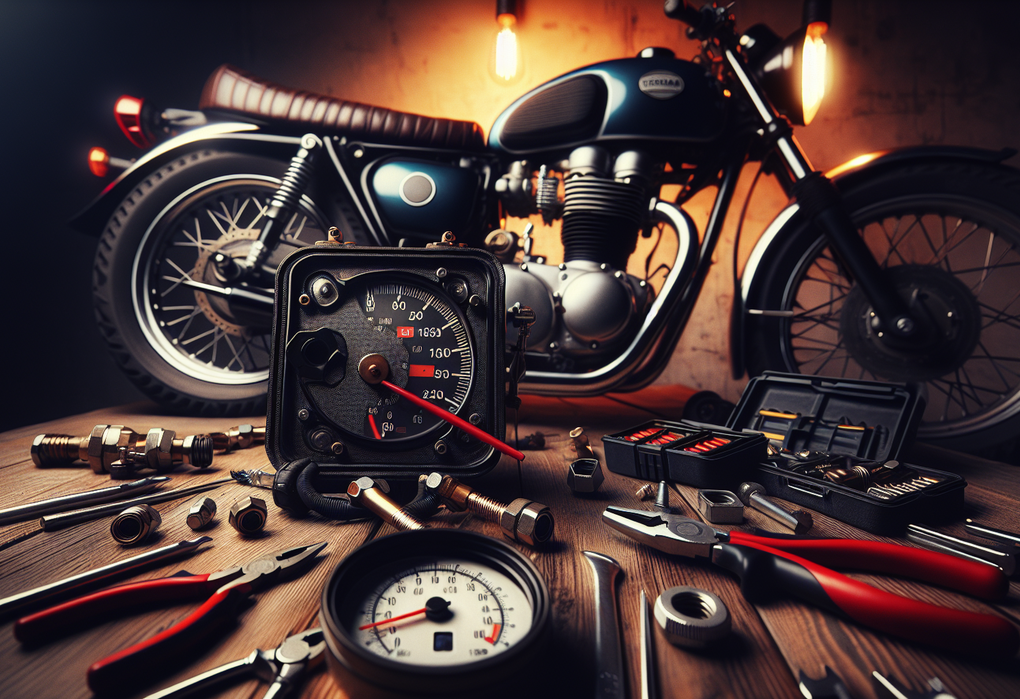 alt_text: Panduan mengatasi indikator bensin motor yang macet.