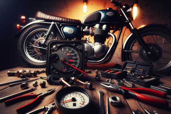 alt_text: Panduan mengatasi indikator bensin motor yang macet.