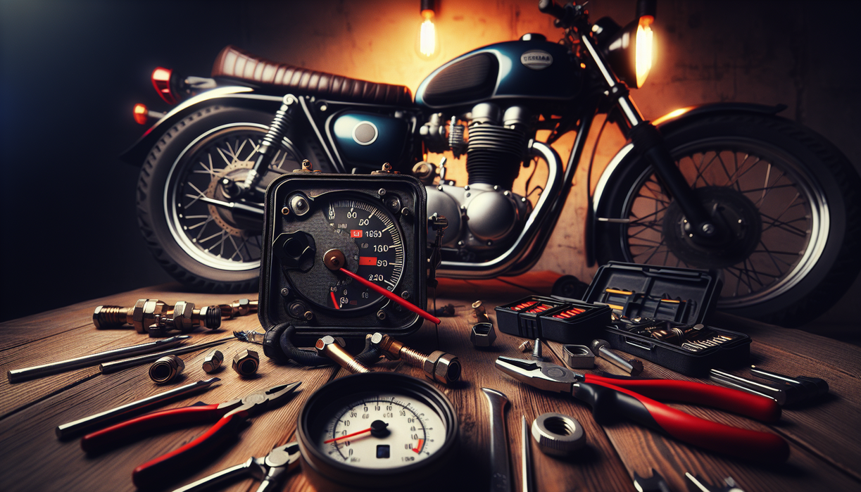 alt_text: Panduan mengatasi indikator bensin motor yang macet.