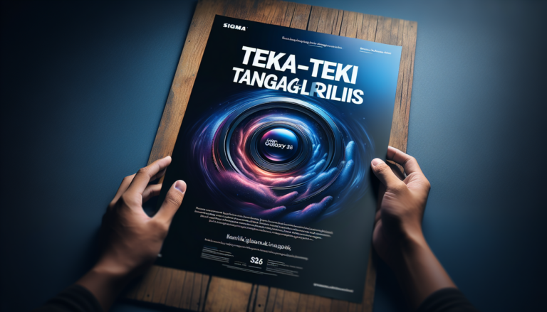 alt_text: Poster Tekno Galaxy S26 dengan judul "Teka-Teki Tanggal Rilis".