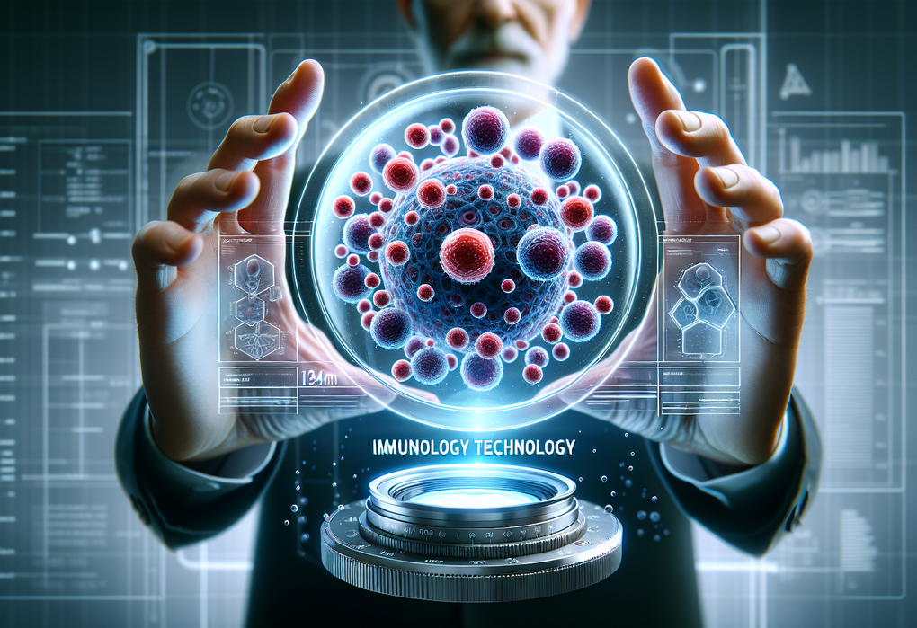 alt_text: Ilustrasi konsep Teknologi Imun; rahasia awet muda dari sel tubuh manusia.