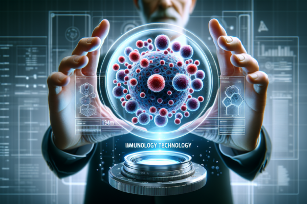 alt_text: Ilustrasi konsep Teknologi Imun; rahasia awet muda dari sel tubuh manusia.