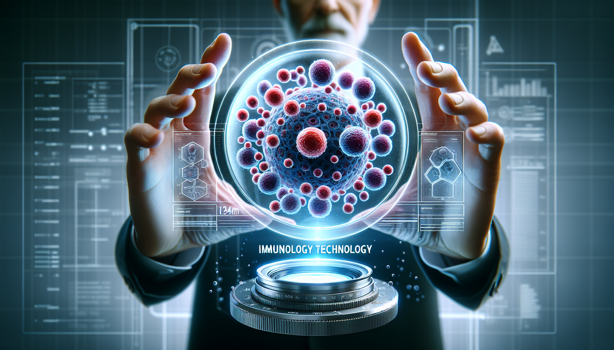 alt_text: Ilustrasi konsep Teknologi Imun; rahasia awet muda dari sel tubuh manusia.