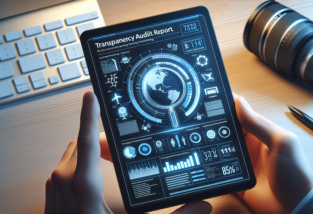 "alt_text": "Infografis laporan BPK Parigi, fokus pada transparansi dan audit perjalanan."