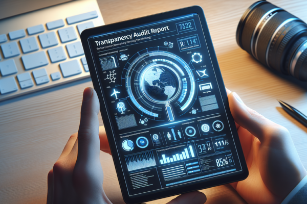 "alt_text": "Infografis laporan BPK Parigi, fokus pada transparansi dan audit perjalanan."