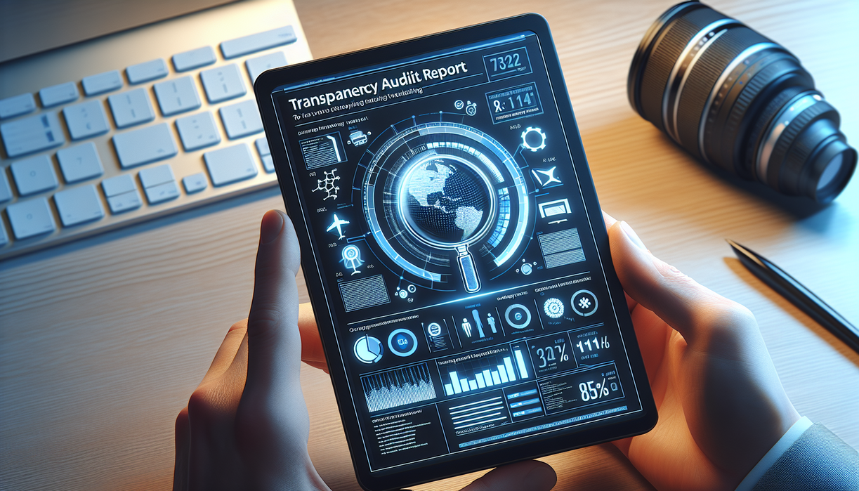 "alt_text": "Infografis laporan BPK Parigi, fokus pada transparansi dan audit perjalanan."