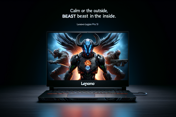 alt_text: Lenovo Legion Pro 5i: Desain elegan, performa tinggi untuk gaming dan produktivitas.