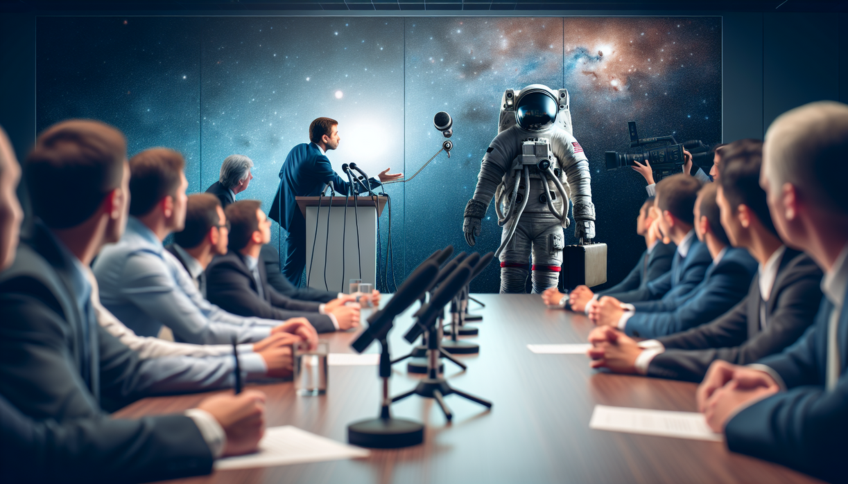 alt_text: Mark Zuckerberg menyampaikan pesan mengejutkan kepada Elon Musk dalam konferensi pers.