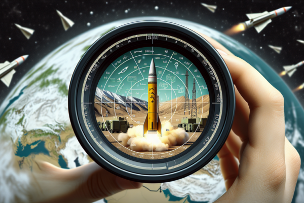 alt_text: "Ilustrasi jangkauan rudal Iran menurut Radar Tekno. Informasi strategis penting."