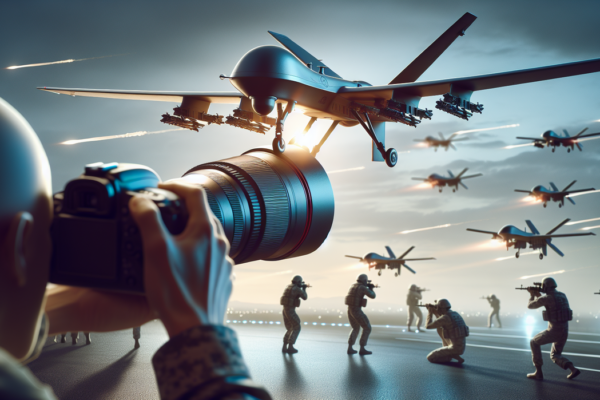 alt_text: Ilustrasi strategi menghentikan serangan drone Shahed-136 dengan pertahanan canggih.