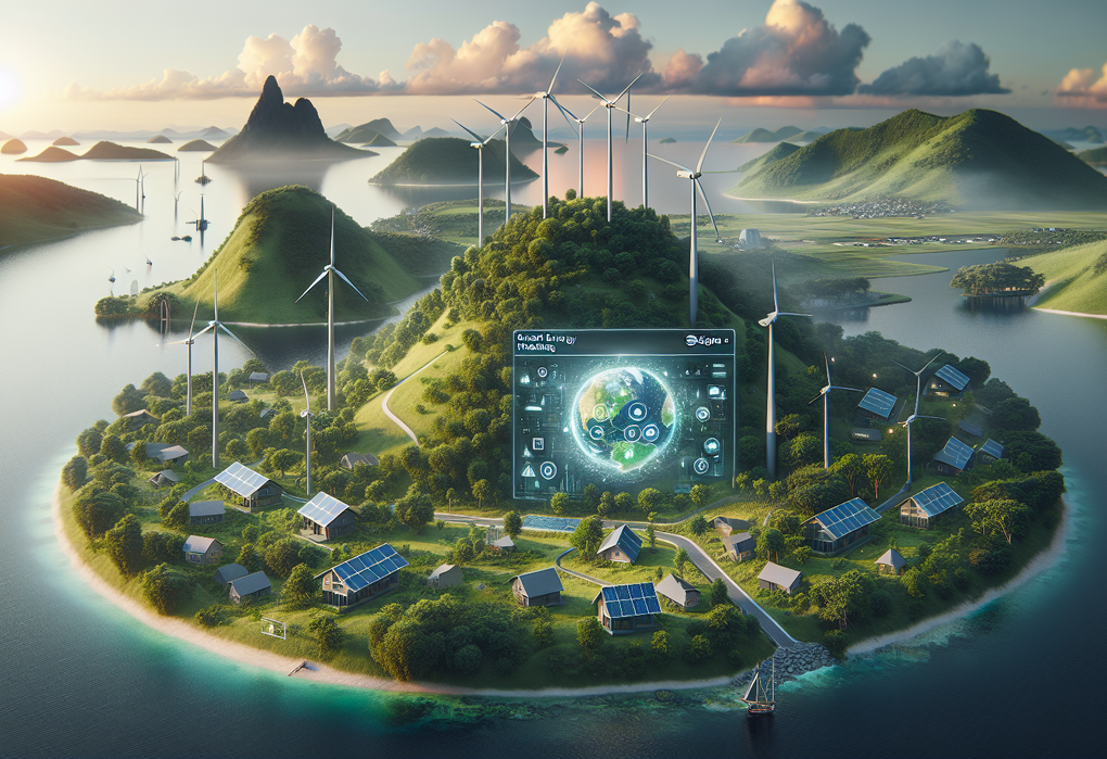 alt_text: Solusi inovatif pemasaran energi pintar untuk mendukung pulau terpencil yang berkelanjutan.