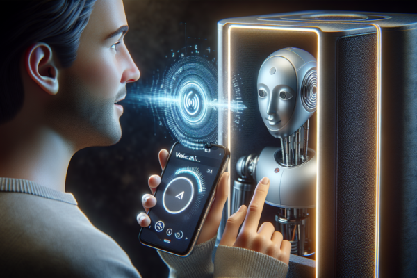 alt_text: "Inovasi Tekno Voice AI, kemudahan interaksi manusia dan mesin melalui suara."