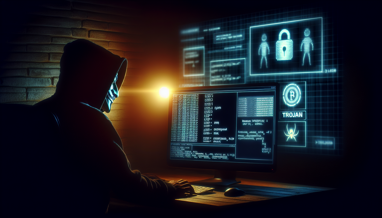 alt_text: Trojan GoPix: Bahaya tersembunyi dalam transaksi kripto yang mengancam keamanan digital.