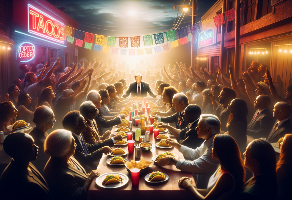 alt_text: Gencatan Trump–Iran ditandai dengan fenomena TACO Tuesday, menyatukan perbedaan budaya.