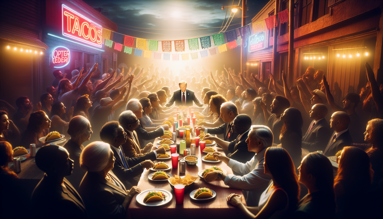 alt_text: Gencatan Trump–Iran ditandai dengan fenomena TACO Tuesday, menyatukan perbedaan budaya.