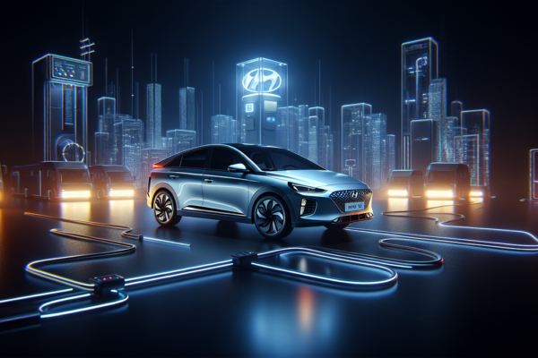 alt_text: Hyundai IONIQ 6 N di depan, simbol pergeseran dari mesin bensin ke era kendaraan listrik.