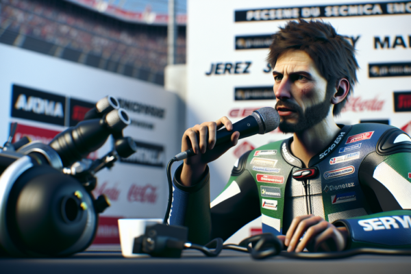 alt_text: Quartararo memaparkan masalah utama Yamaha saat balapan di Jerez.