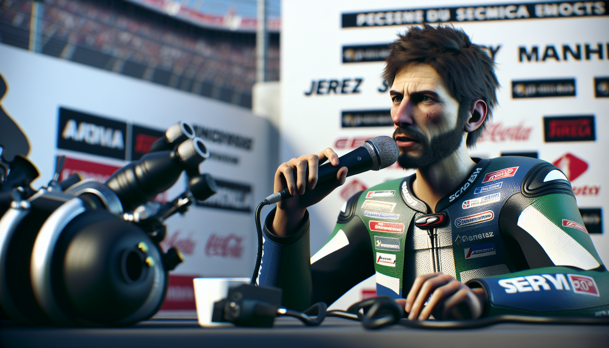 alt_text: Quartararo memaparkan masalah utama Yamaha saat balapan di Jerez.