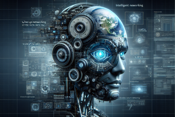 alt_text: Ilustrasi Cybrey, menggambarkan jaringan pintar untuk era baru enterprise networking.