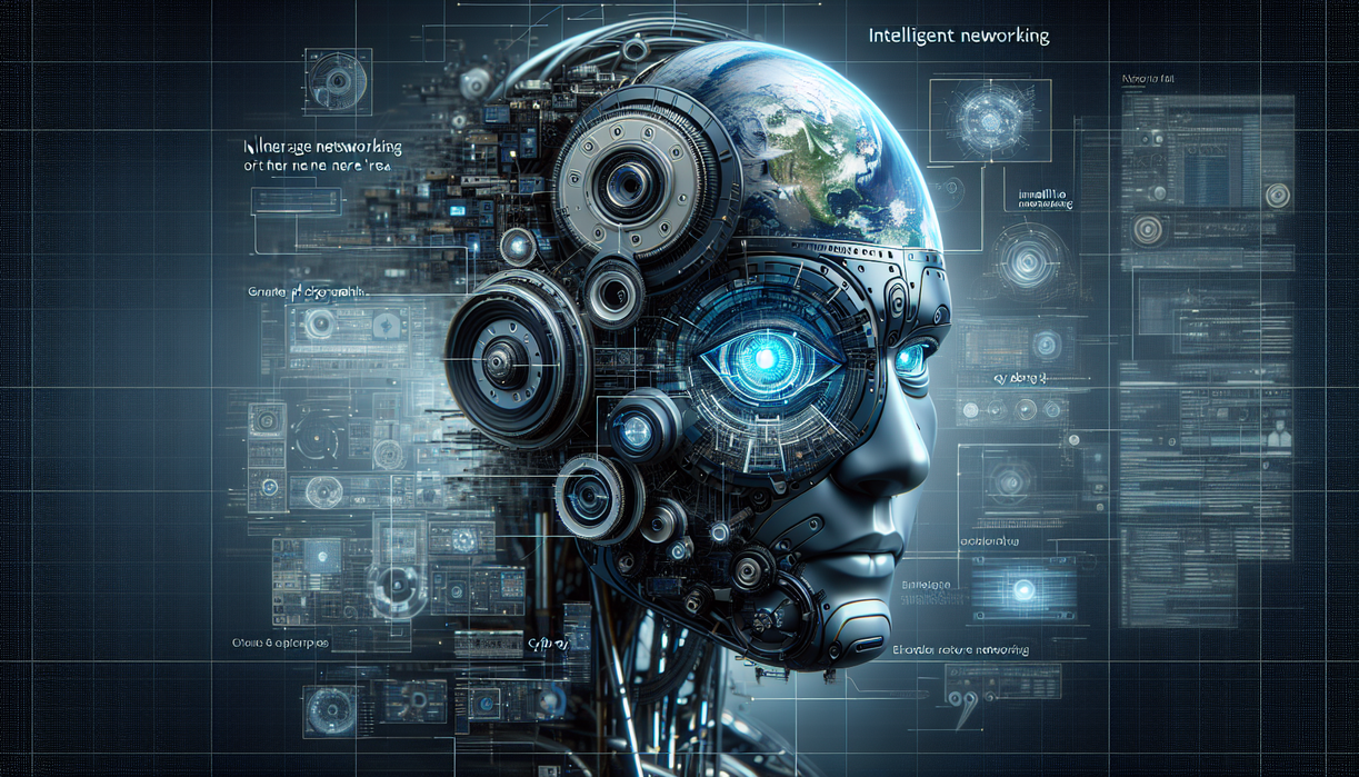 alt_text: Ilustrasi Cybrey, menggambarkan jaringan pintar untuk era baru enterprise networking.